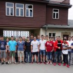 Klasse beim Besuch in Buchenwald