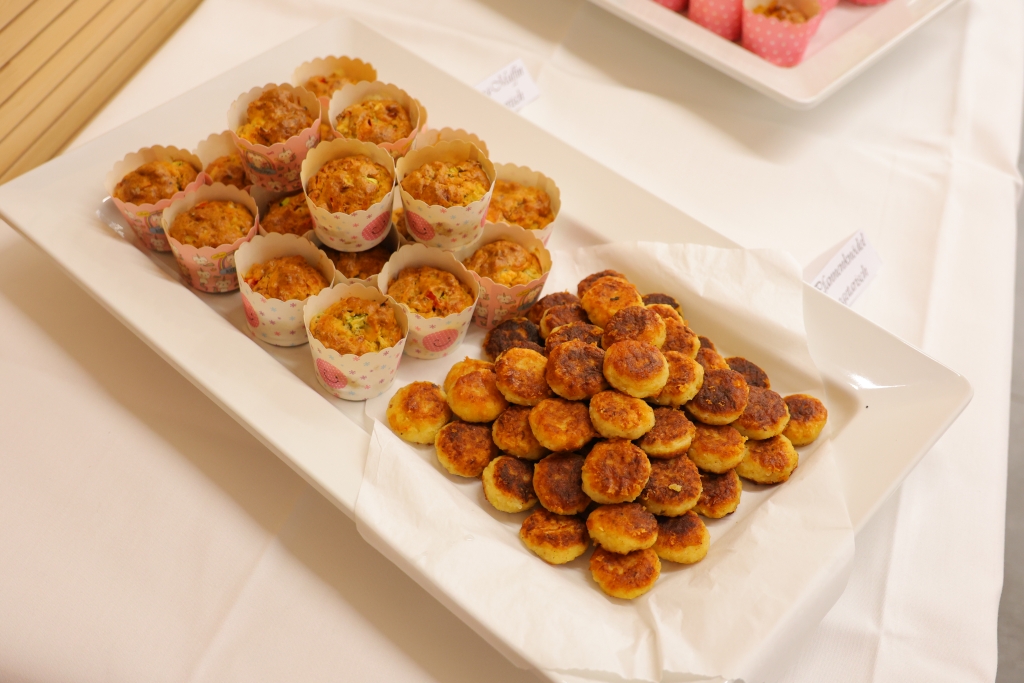 Snacks zur Abschlussfeier der 2BFM2 und 2BFE2