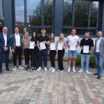 Die Preisträger mit Vorstandschaft des VbB