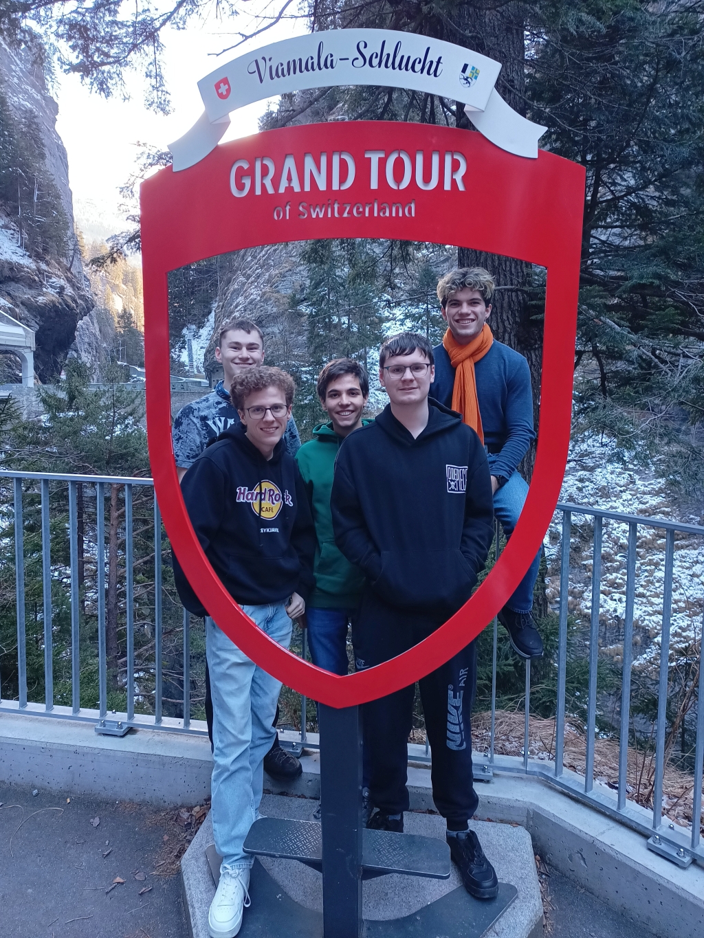 Schüler der ERASMUS-Fahrt nach Borgomanero