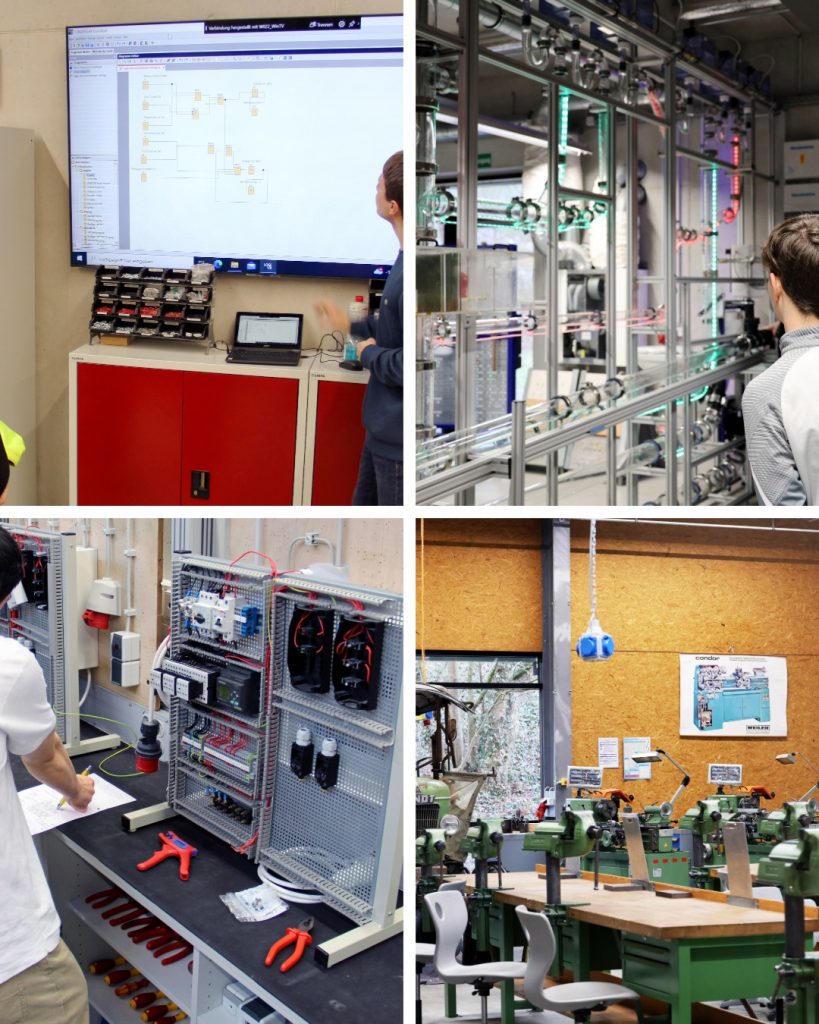Schaltschrank und Werkstatt-Impressionen