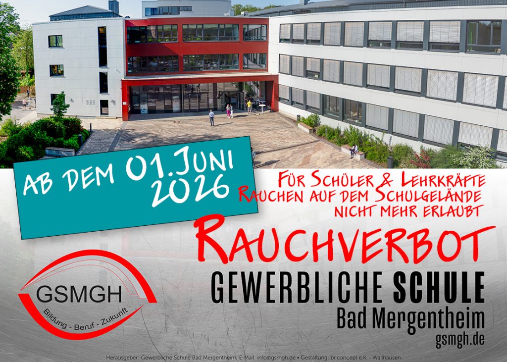 Hinweis: Rauchverbot ab dem 1. Juni auf dem kompletten Gelände.