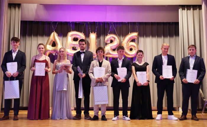 Die Preisträger und Preisträgerinnen des Abiturjahrgangs 2026